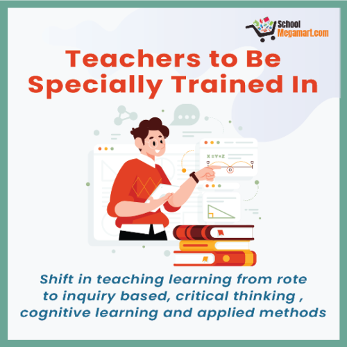 Shift in teaching learning from rote to inquiry based, critical thinking, cognitive learning and applied methods