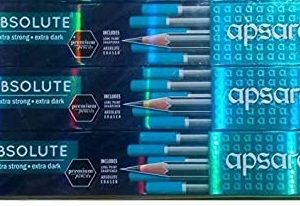 Apsara Absolute Extra Strong, Extra Dark Pencils (Pack of 3)