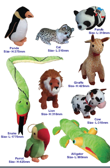 Zoo Animals (17 pieces)