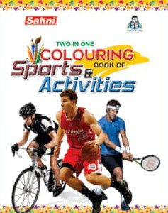 Two In One Colouring Book Of Sports and Activities