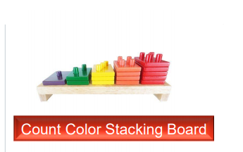 Count Color Stacking Board