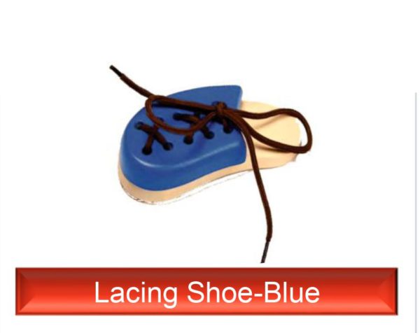 Lacing Shoe Blue