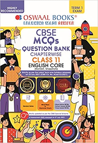 Oswaal CBSE MCQs Question Bank Chapterwise & Topicwise For Term-I, Class 11, English Core (With the largest MCQ Question Pool for 2021-22 Exam)