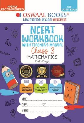 Oswaal NCERT Workbook with Teacher's Manual Mathematics (Math Magic) Class 3 (For Latest Exam)